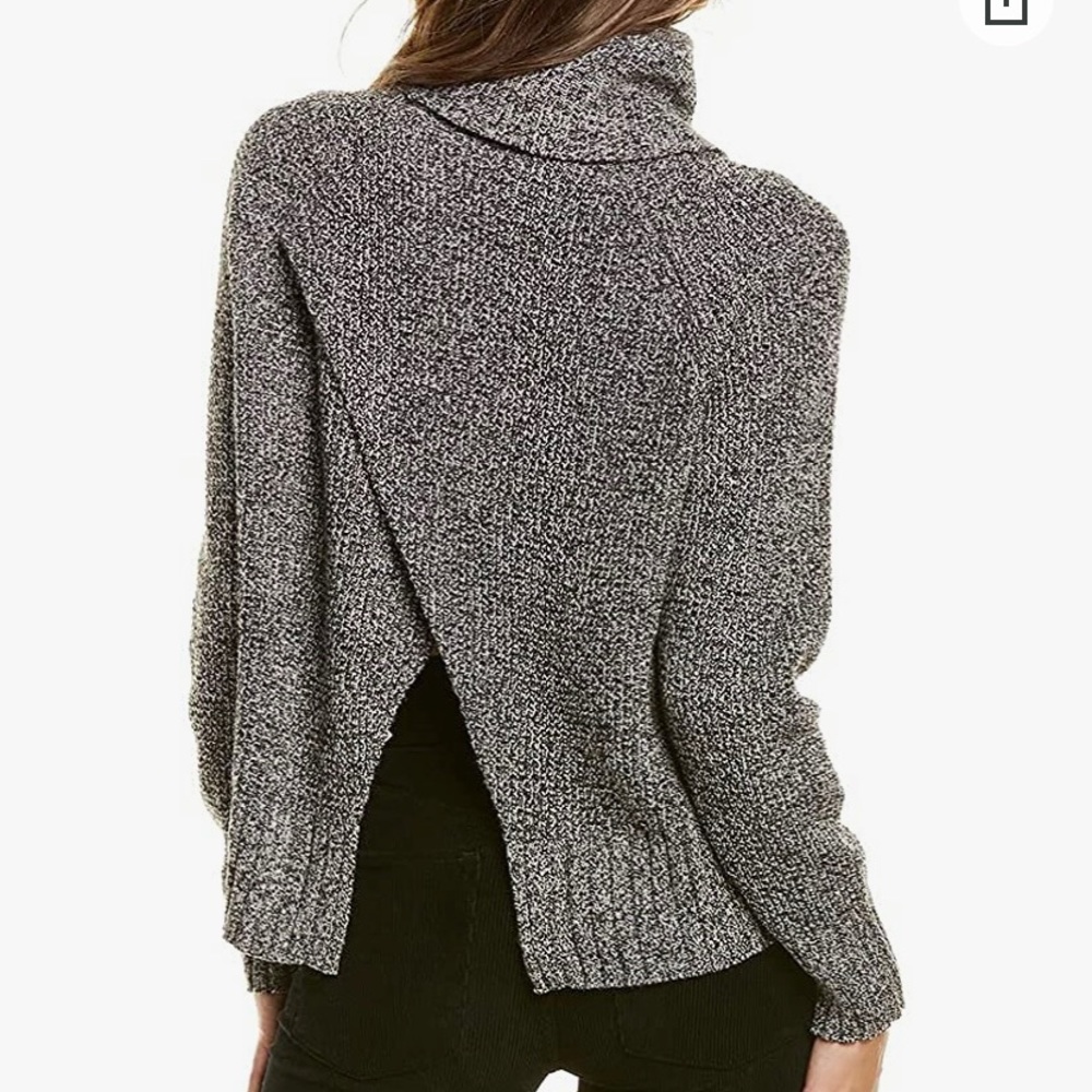 New with tags, Madewell cross back knit turtleneck, size XS